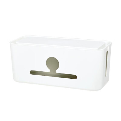 

Charging Cable Management Box Case Power Cord Cover Organizer with Phone Stand Data Cable Wires Hider for Home Office