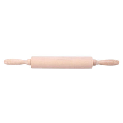 

Solid Wood Rolling Pin Baking Cookies Biscuit Fondant Cake Dough Roller