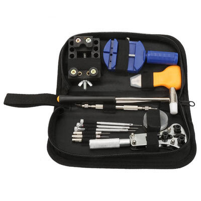 

Greensen 13pcs Watch Repair Tool Kit Opener Link Remover Spring Bar with Carrying Case
