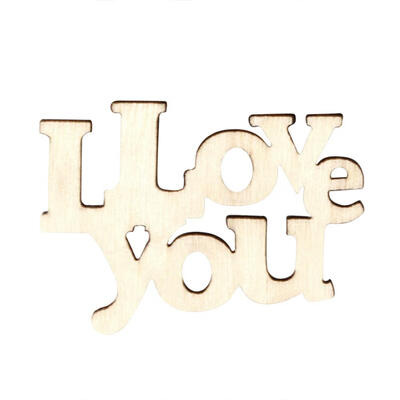 

15pcsbag Wooden Love Craft Party Home Sweet Decor Props Handmade Ornaments