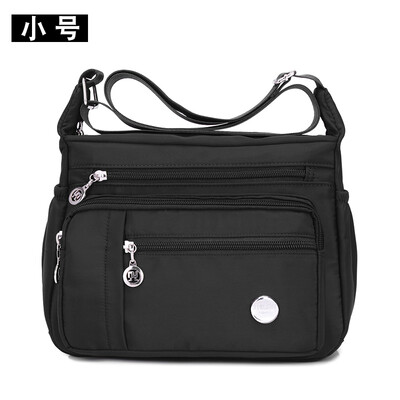 

Nylon Oxford cloth bag inclined backpack leisure shoulder bag canvas satchel female large capacity middle-aged&elderly mother