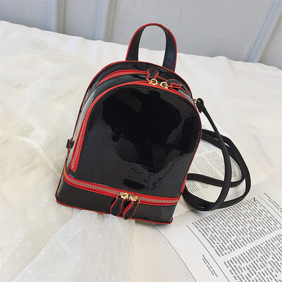 

Ins super fire laser bright bread bag female 2019 new wave Korean version of the wild fashion student bag backpack