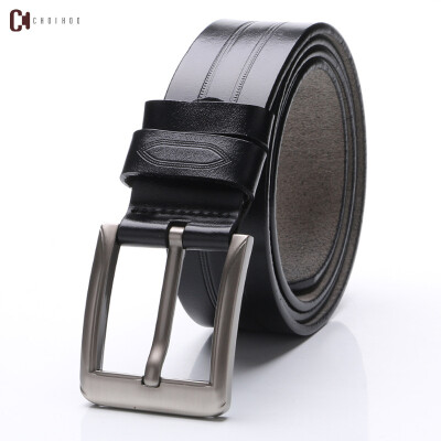 

New mens belt leather line decoration business casual wild pants belt leather pin buckle belt men