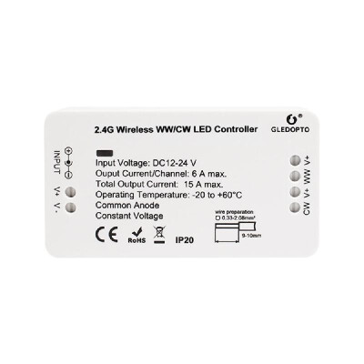 

DC12-24V Zigbee Connected Dimmable LED Controller Supported Cell Phone App Control Voice Control Timer Timing Function Time Sett