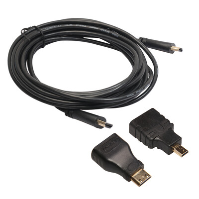 

High Speed HDMI to HDMI Male Cable Micro HDMI Adaptor Mini HDMI Adapter