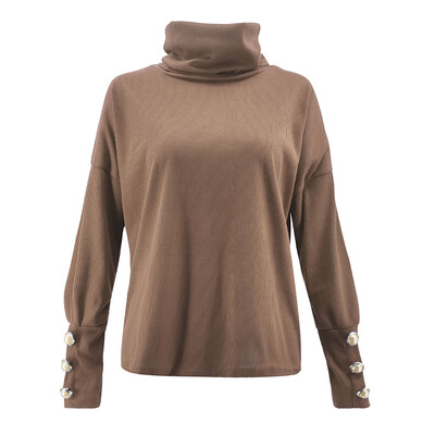

Womens Oversized Chunky Sweaters Casual Batwing Sleeve Turtleneck Loose Knitting