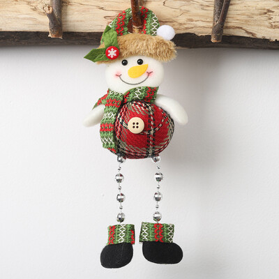 

Siaonvr Christmas Tree Ornament Doll Hanging Snowman Santa Claus Door Window Decoration