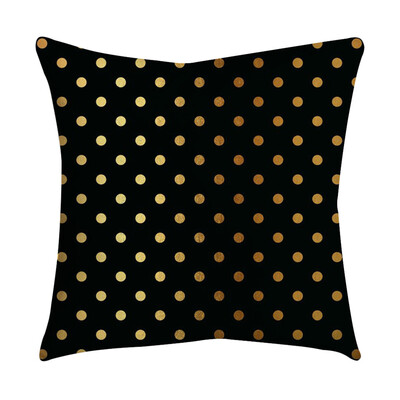

〖Follure〗Rose Black Gold Cushion Cover Square Pillowcase Home Decoratio