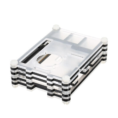 

Protective Case For Raspberry Pi 9 layers with Cooling System External Fan for Better Heat Dissipating for Raspberry Pi 3
