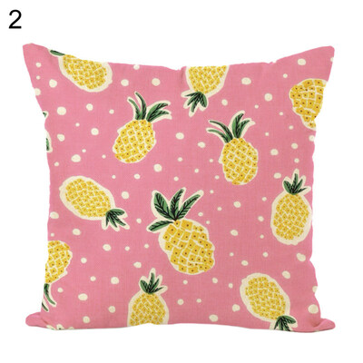

Cartoon Pineapple Throw Pillow Case Cushion Cover Sofa Bed Car Home Office Decor