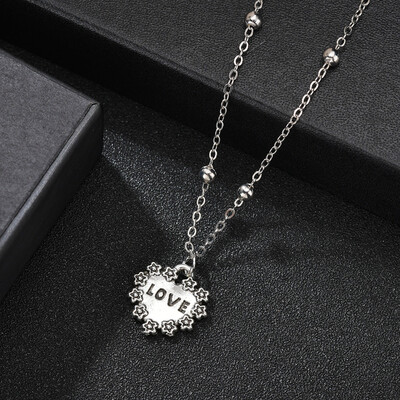 

New Arrival Fashion Women Pendant Necklace Silver Color Wedding Jewelry For Christmas Birthday Gift