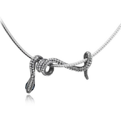 

GoldSilver Color Long Animal Snake Pendants Necklace Fashion Jewelry For Women Statement Party Jewelry Gifts