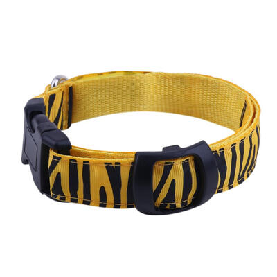 

New Style Dog Collar Stripe Dog Necklace USB Rechargeable Detachable Collar