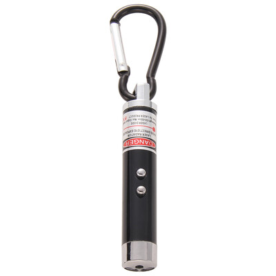 

3 in1 MultifunctionMini Laser Light Pointer LED Torch FlashlightKeychainUV