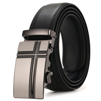 

New Mens Alloy Buckle Belts Leather Automatic Buckle Male Business Belts Casual Fashion Man Brand Belts