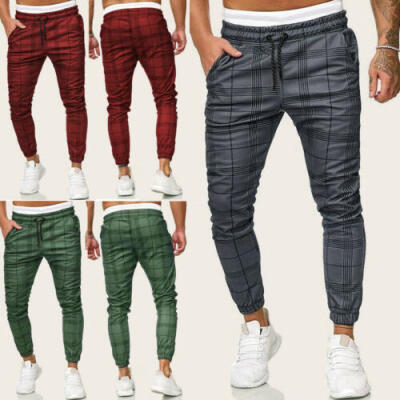 

Mens Sport Pants Long Trousers Tracksuit Workout Fitness Joggers Gym Sweatpants