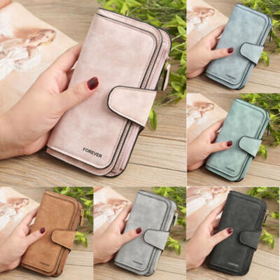 

Women Clutch Leather Wallet Long Card Holder Phone Bag Case Purse lady Handbags
