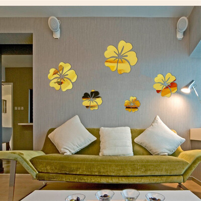 

Hibiscus Flowers Decal Sticker Vinyl Wall Art Graphic Wall stickers