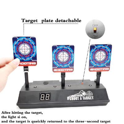 

Intelligent Auto-Reset Electronic Scoring Target for Water Cap Pistol Light Sound Scoring Target