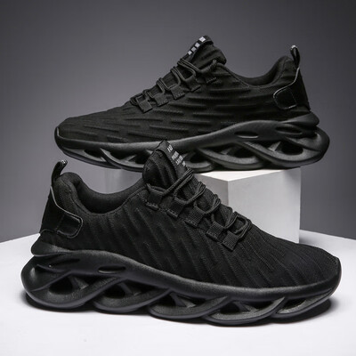 

Mens shoes autumn 2019 new casual tide shoes mens fashion sports shoes wild knife mens shoes breathable flying woven running shoes
