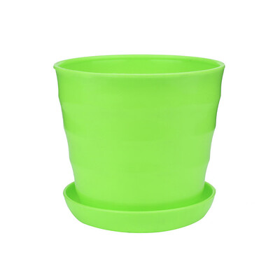 

Siaonvr Colourful Mini Plastic Flower Pot Succulent Plant Flowerpot Home Office Decor