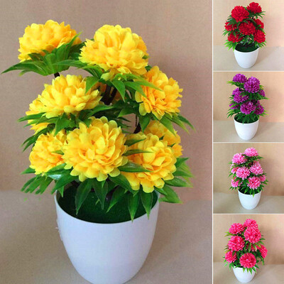 

Artificial Fake Potted Topiary Ball Plant Bonsai Outdoor Home Garden Decor Gifts