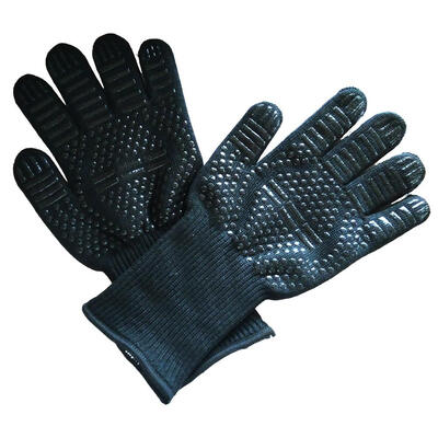 

1 Pair Heat Resistant Thick Silicone Cooking Baking BBQ Grill Gloves Mitten