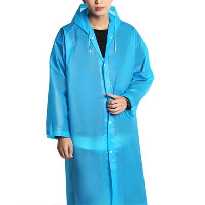 

Women Raincoat Clear Rain Coat Hooded Jacket Ladies Outdoor Waterproof Rainwear