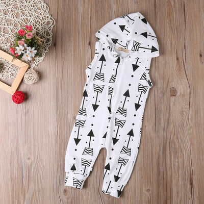 

Newborn Baby Boys Girls Hooded Romper Vest Jumpsuit Bodysuit Clothes Outfit Sets