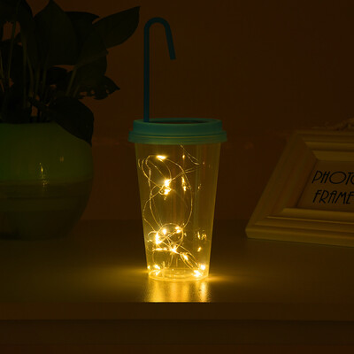 

〖Follure〗Solar Powered 15 LED String Light Fairy Lid Bottle Cap Lamps Decor
