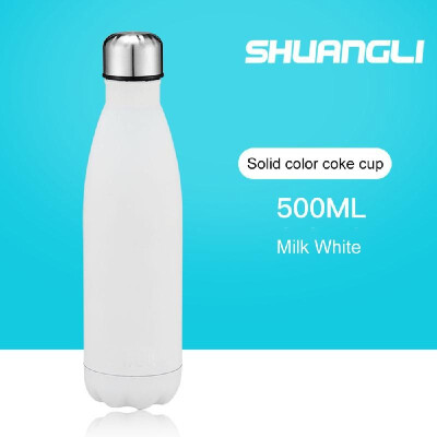 

Water Bottle Stainless Steel 500ml Vacuum Insulated Cup Insulated Water Bottle Rubber Paint Keeps Cold Hot for Long Time