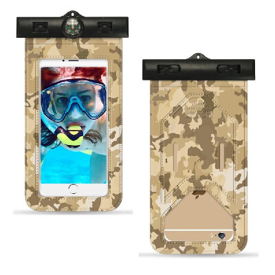 

Universal Camouflage Mobile Phone Waterproof Dustproof Pouch Bag for All Smart Phones