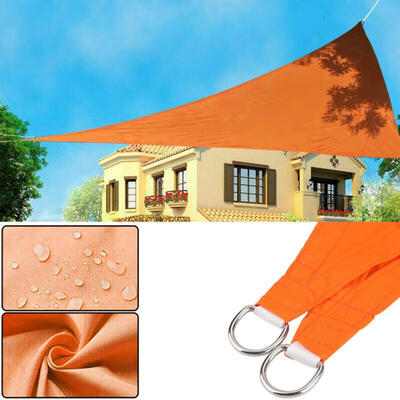 

Greensen Outdoor Sun Shade Sails Canopy Cover Net Triangle Shape for Patio Garden 363636M
