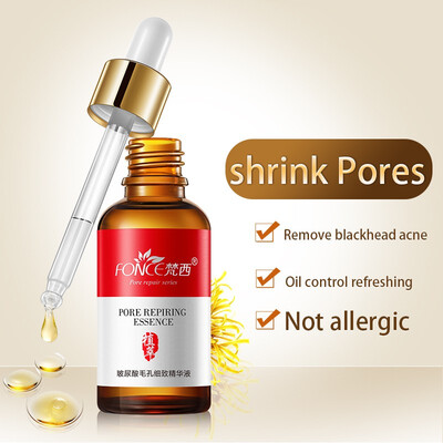 

Korean Skin Care Face Shrink Pores Serum Hyaluronic acid Smear Liquid Firming Remove Blackhead acne Treatment 30ml