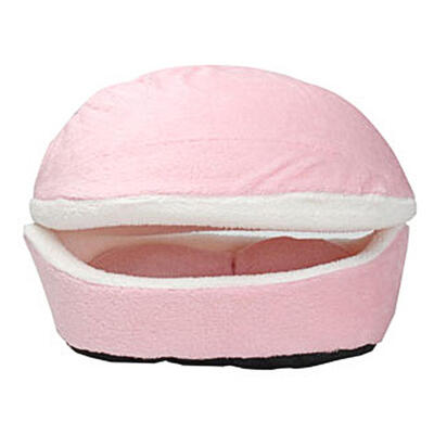 

Removable Warm Sleeping Puppy Nest Hamburger Shape Pet Dog Soft Plush House