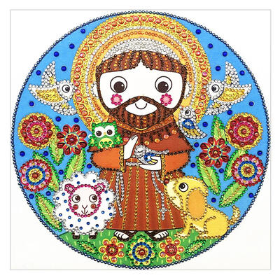 

5D DIY Special Shaped Diamond Painting Cartoon God Cross Stitch Mosaic Kit