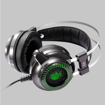 

Metal Active Noise Cancelling Wired Headphones Portable Headset For Internet Cafe Game Voice Esports Microphone Headphon