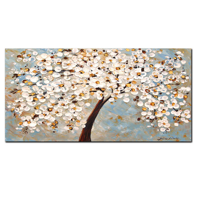 

YISHIYUAN 1 Pcs HD Inkjet Paints Abstract Rich Tree Decorative Painting