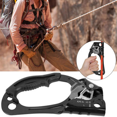 

Greensen Outdoor Mountaineering Climbing Left Hand Rappelling Gear Equipment Rope Clamp for 8-13mm