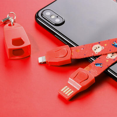 

Lanyard Multifunction MICRO Type C USB Apple Cable Mini Fast Charging Cables For Android IPhone -APPLE