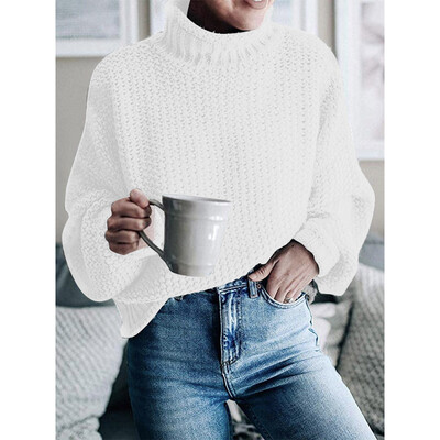 

Gobestart Womens Off The Shoulder Sweater Casual Knitted Loose Long Sleeve Pullover