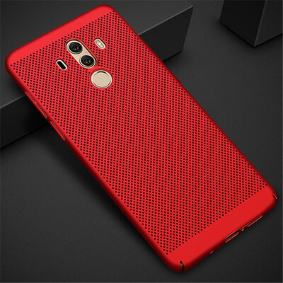 

Goowiiz Phone Case For Huawei Mate 1010 Pro10 LiteMaimang 6 Full Protection Slim Hard PC Breathable Grid Back Cover