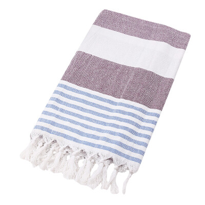 

Toponeto Turkish Cotton Bath Beach Spa Sauna Yoga Fringed Jacquard Towel