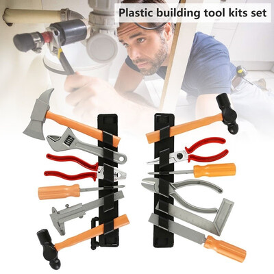 

1Set Kids Boy Building Tool Kits Set Diy Construction Toy Plastic Great Gift Educational Toys
