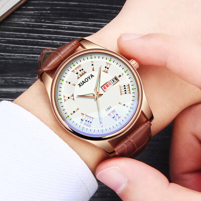 

Mens watch waterproof fashion Korean version of the simple casual luminous female form student male table non-mechanical wat