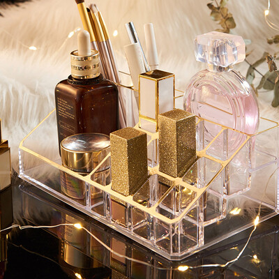 

〖Follure〗Cosmetic Storage Rack Lipstick Display Stand Case Makeup Brush Holder Organizer