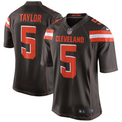 

Mens Football Jersey Cleveland Browns Tyrod Taylor Brown Game Jersey