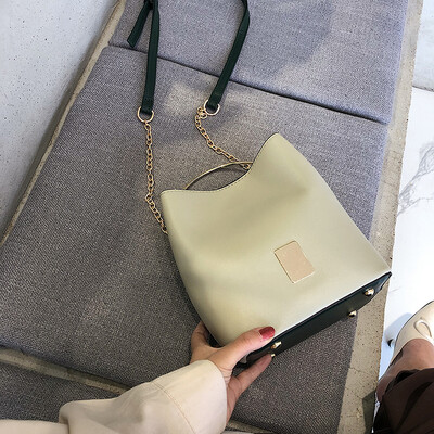

Summer new large capacity texture package female 2019 new Korean version of the wild single shoulder slung fashion portable bucket bag