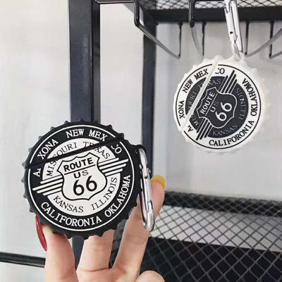 

EJT01 Creative Silicone Beer Bottle Earphone Case Airpods Protective Cover For IPhone Airpods 1 2