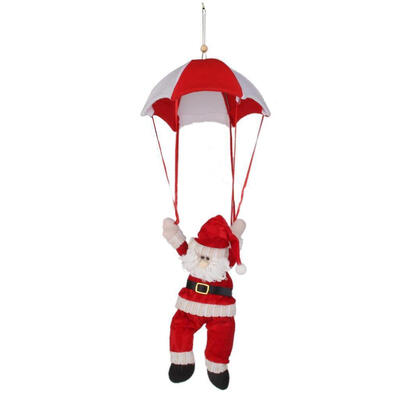 

Santa Claus Coming with Parachute Vintage Christmas Ornament Decor